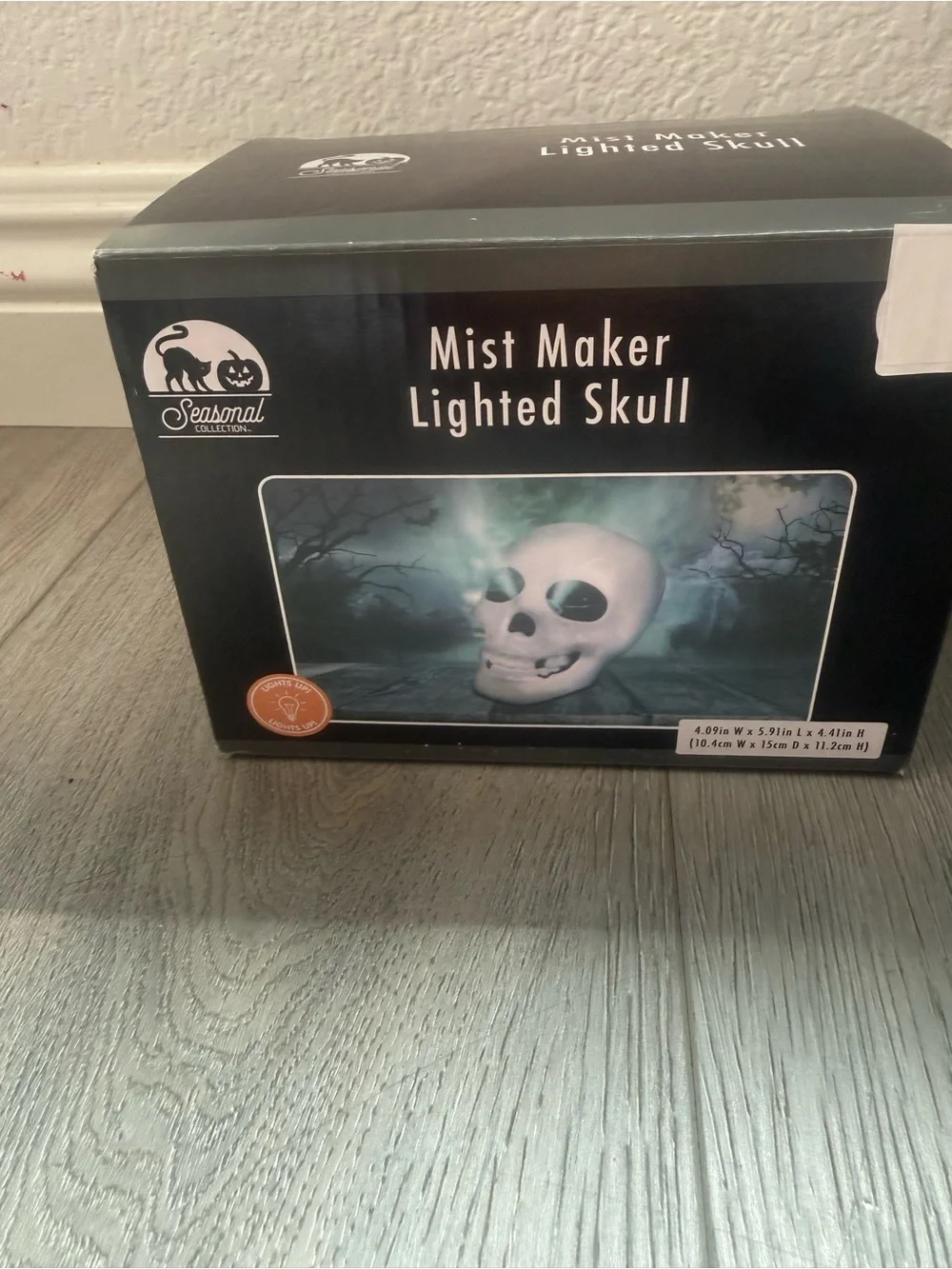 Mist Maker Lighted Skull, Light Up Skull Mister